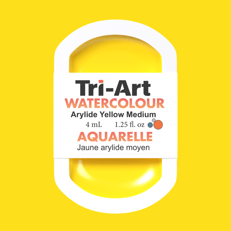 Tri-Art Water Colours - Arylide Yellow Medium-5