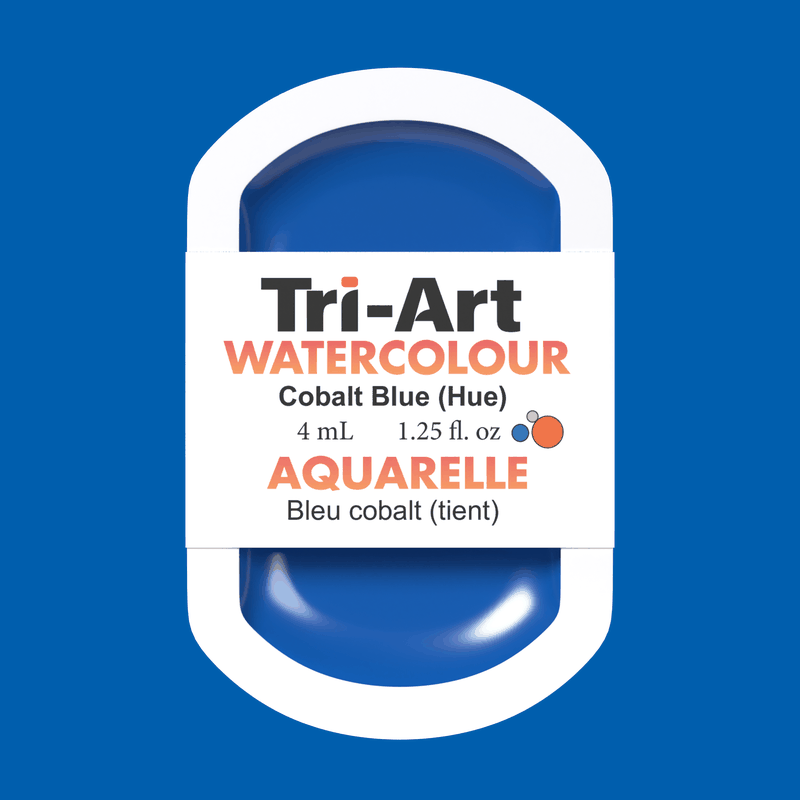 Tri-Art Water Colours - Cobalt Blue Hue-5