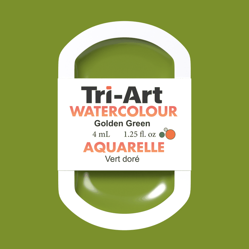 Tri-Art Water Colours - Golden Green-5