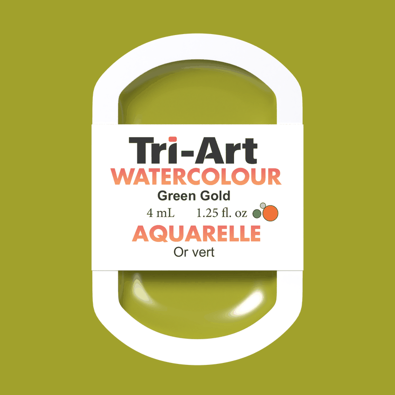 Tri-Art Water Colours - Green Gold-5