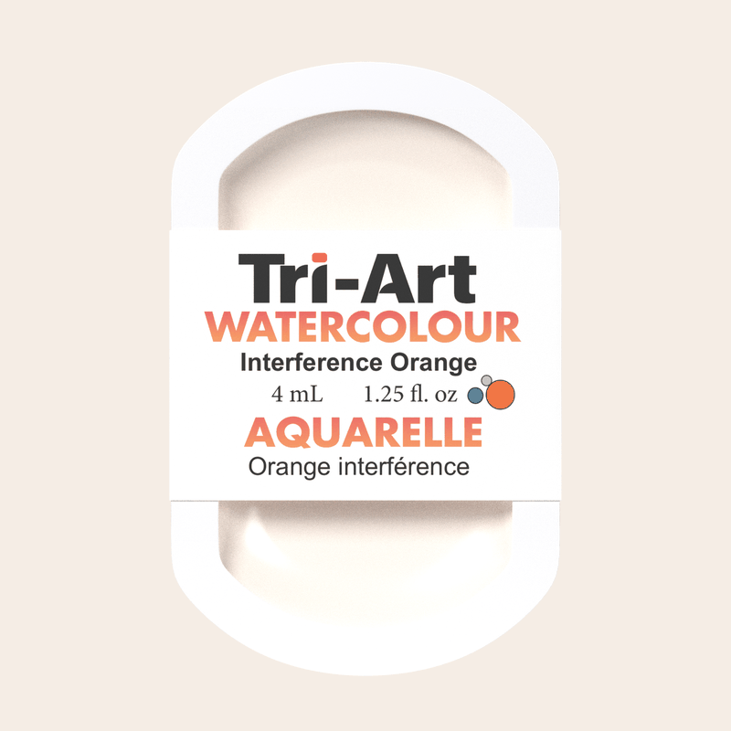 Tri-Art Water Colours - Interference Orange-5