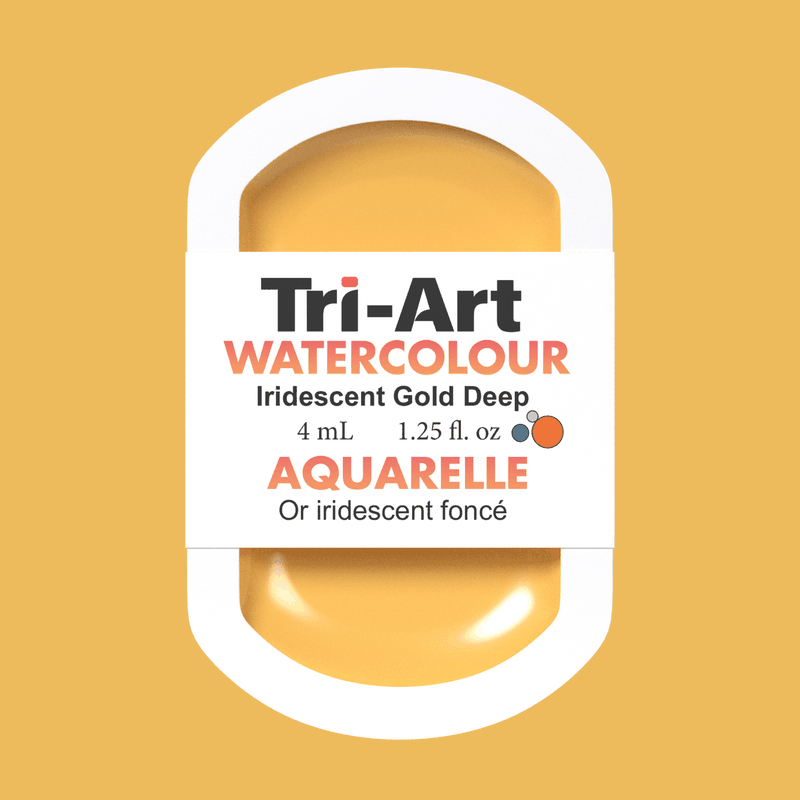 Tri-Art Water Colours - Iridescent Gold Deep-5