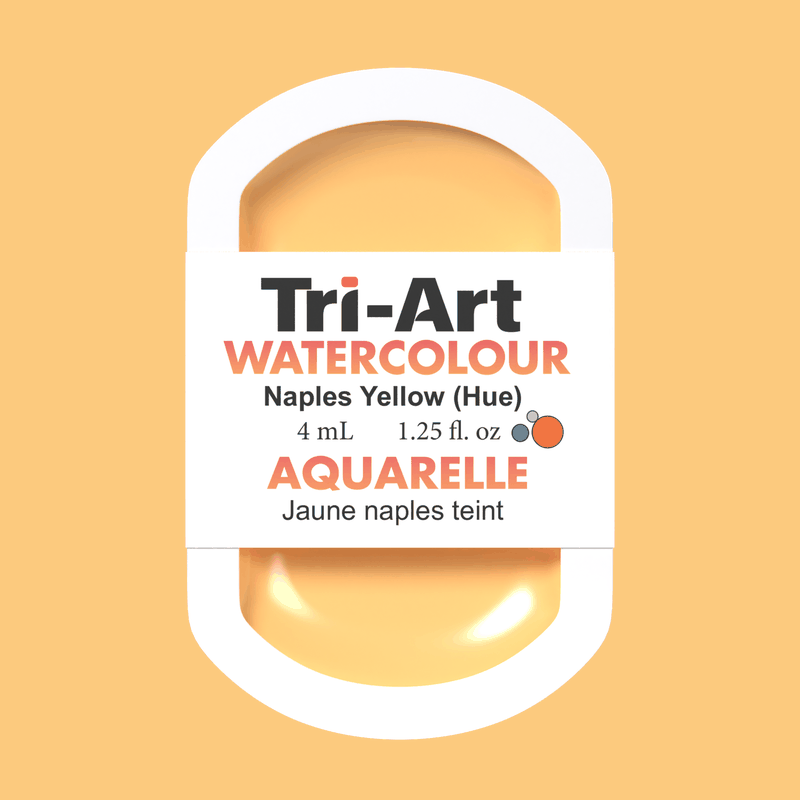 Tri-Art Water Colours - Naples Yellow Hue-5