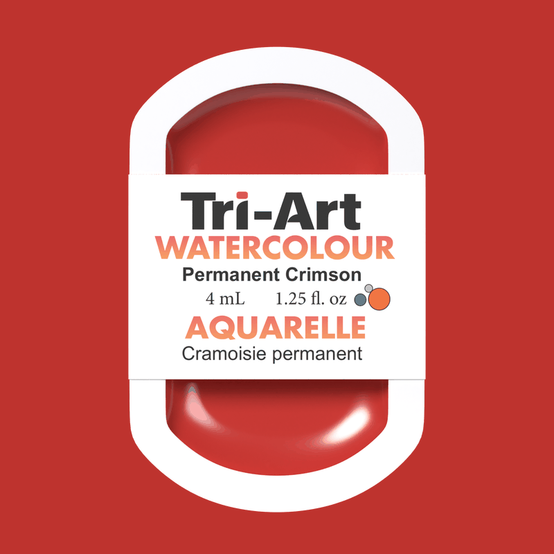 Tri-Art Water Colours - Permanent Crimson-5