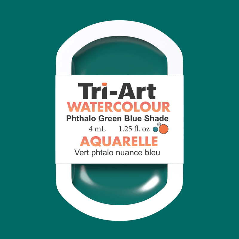 Tri-Art Water Colours - Phthalo Green-4