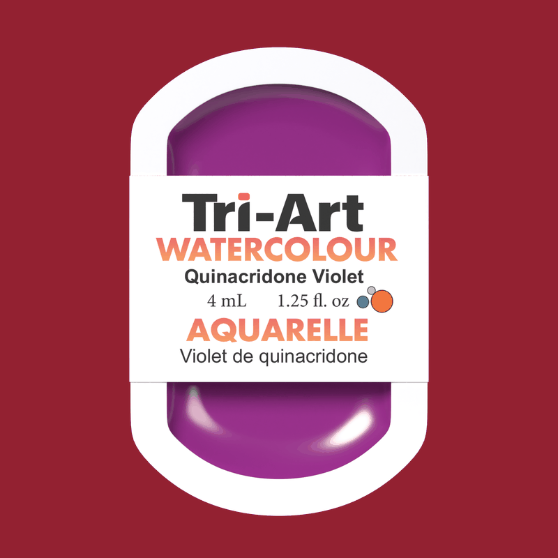 Tri-Art Water Colours - Quinacridone Violet-5