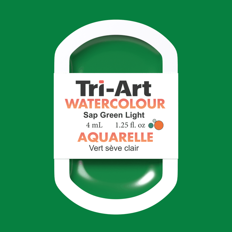 Tri-Art Water Colours - Sap Green Light-5