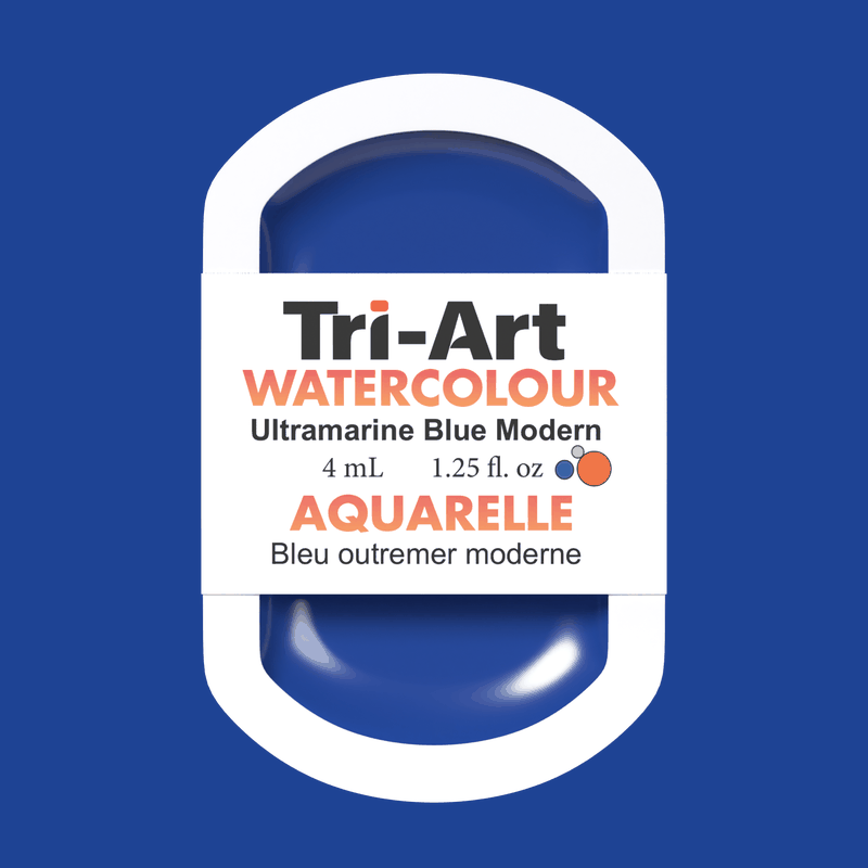 Tri-Art Water Colours - Ultramarine Blue Modern-5