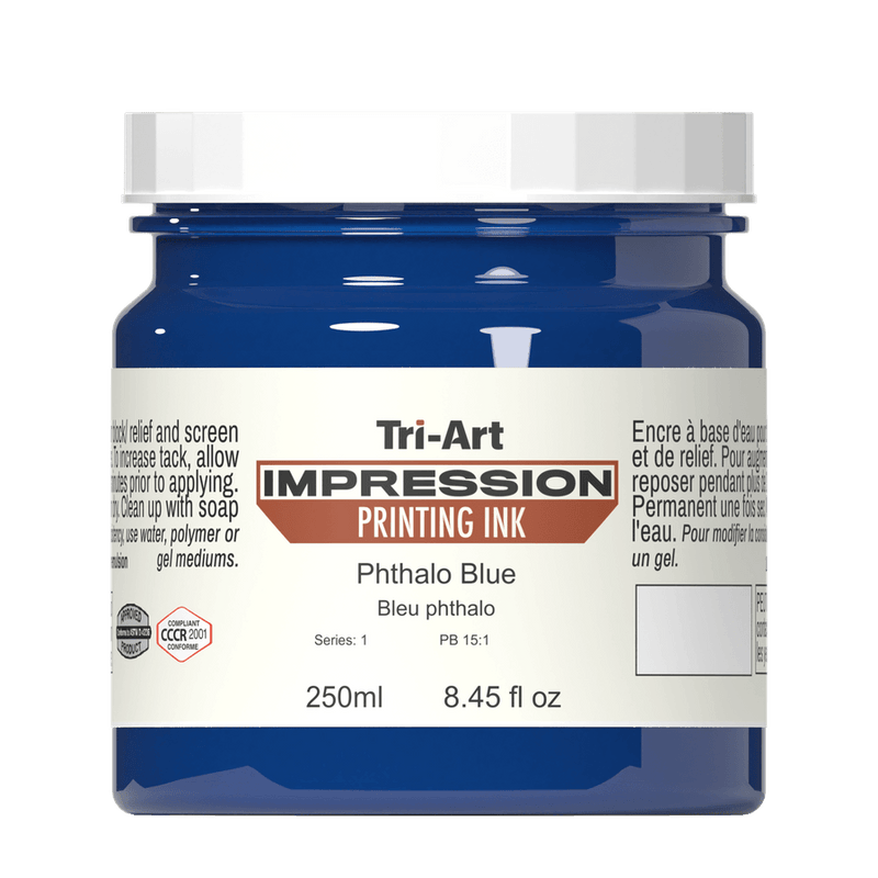 Impressions Block Printing Ink - Phthalo Blue-1