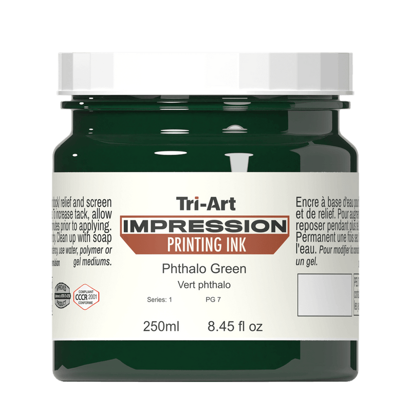 Impressions Block Printing Ink - Phthalo Green-1