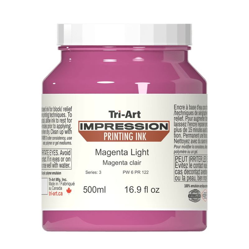 Impressions Block Printing Ink - Magenta Light-2
