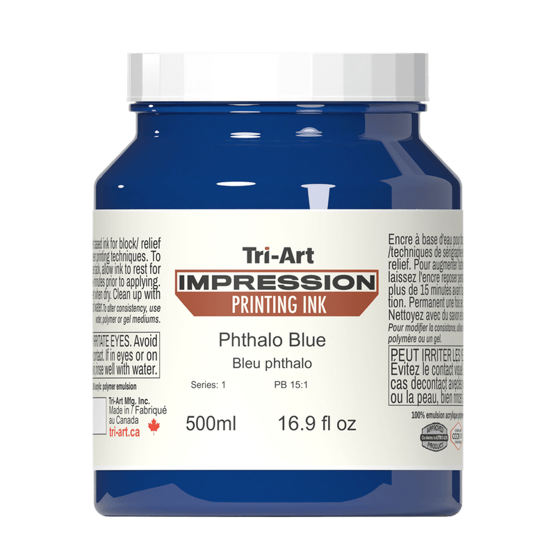 Impressions Block Printing Ink - Phthalo Blue-2