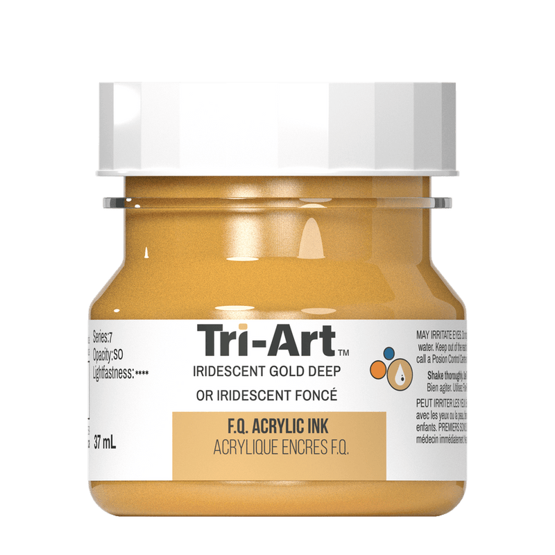 Tri-Art Ink - Iridescent Gold Deep - 37mL-0