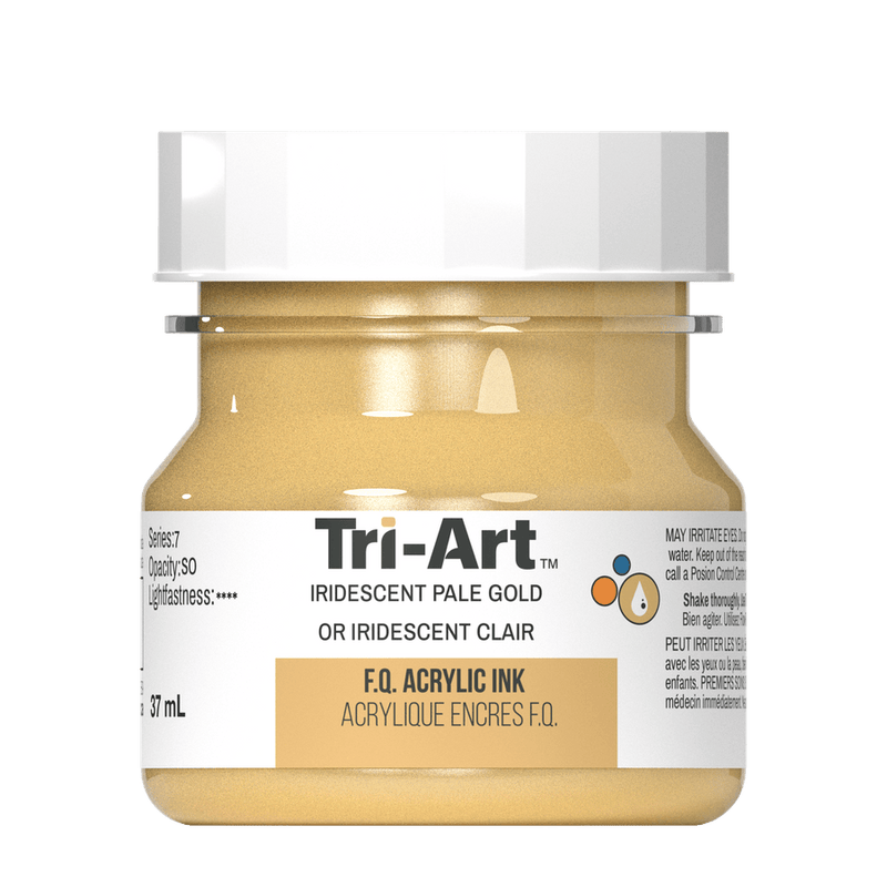 Tri-Art Ink - Iridescent Pale Gold - 37mL-0