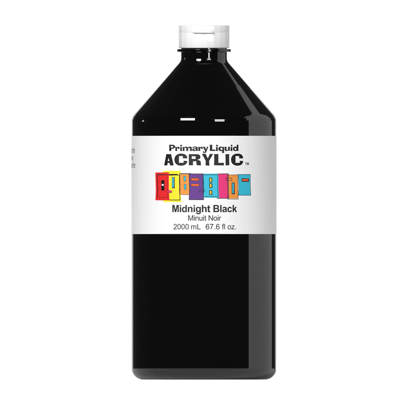 Primary Liquid Acrylic - Midnight Black-2