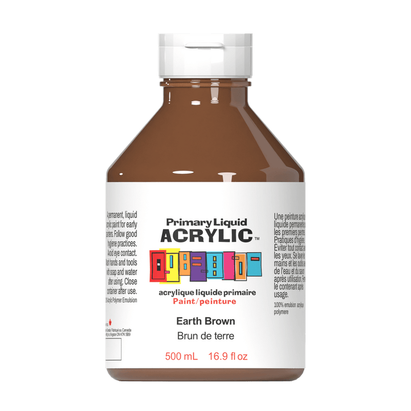 Primary Liquid Acrylic - Earth Brown-0