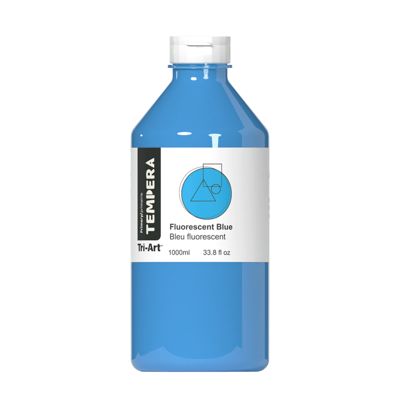 Primary Liquid Tempera - Fluorescent Blue-2