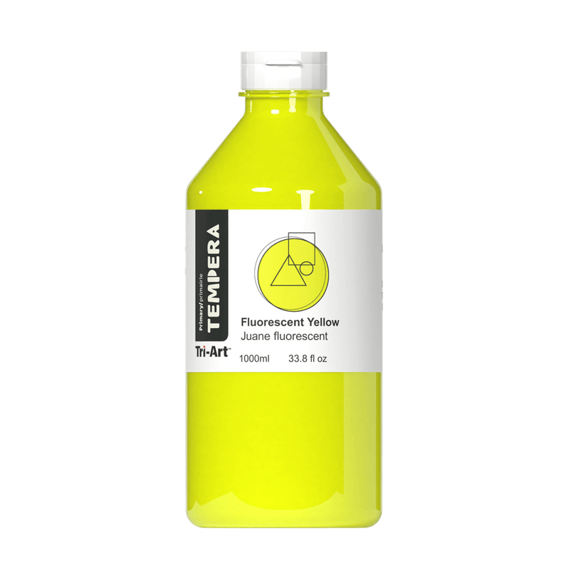 Primary Liquid Tempera - Fluorescent Yellow-2
