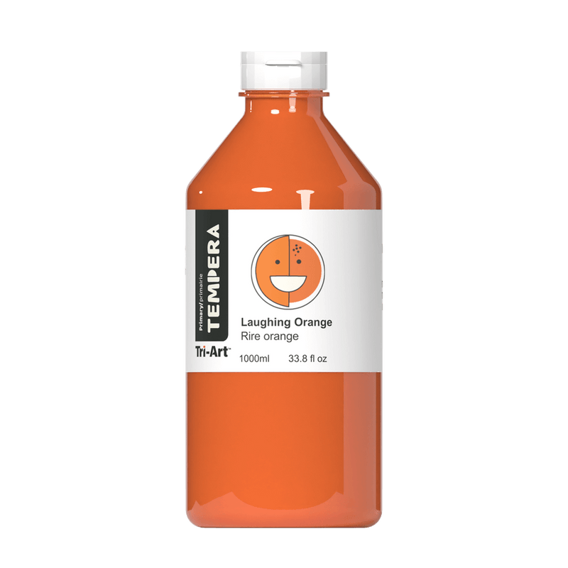 Primary Liquid Tempera - Laughing Orange-2