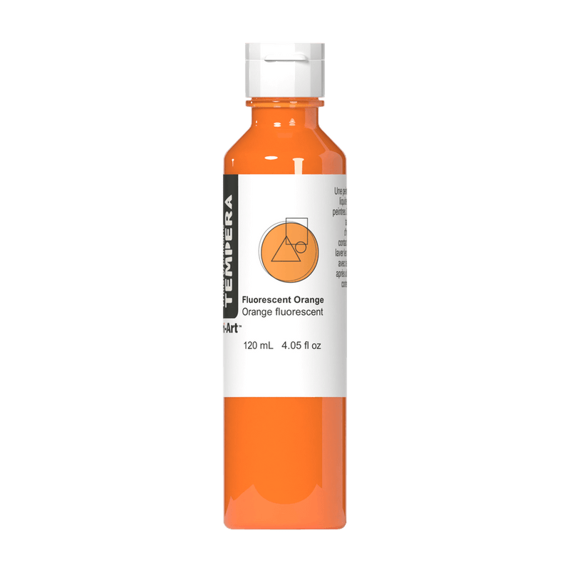 Primary Liquid Tempera - Fluorescent Orange-0