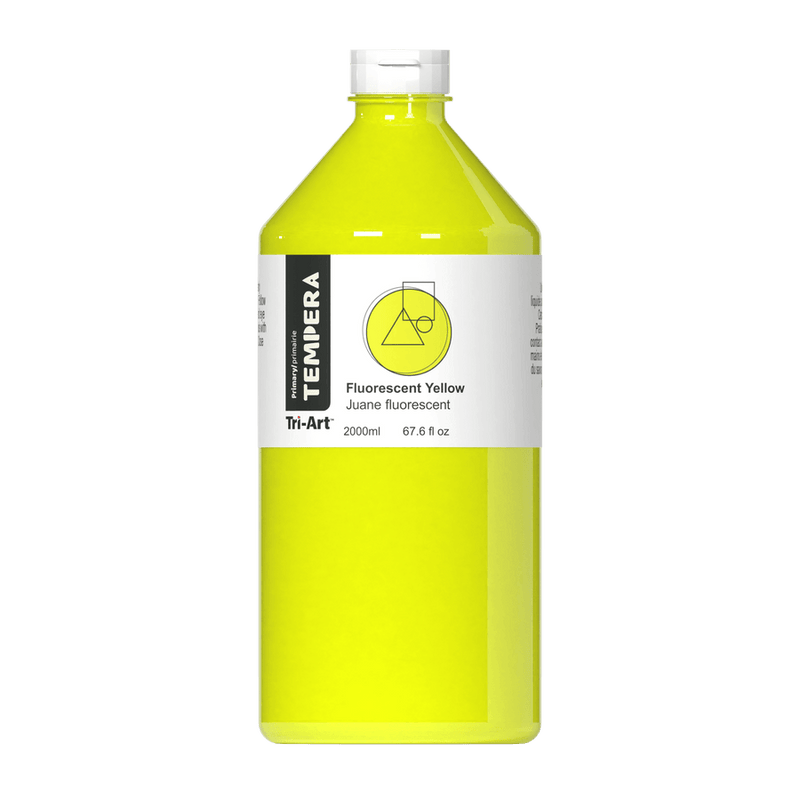 Primary Liquid Tempera - Fluorescent Yellow-3