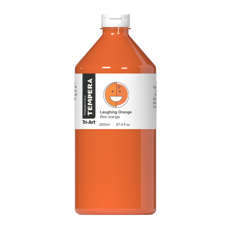Primary Liquid Tempera - Laughing Orange-3