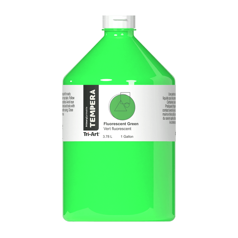 Primary Liquid Tempera - Fluorescent Green-4