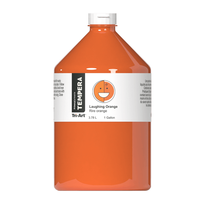 Primary Liquid Tempera - Laughing Orange-4
