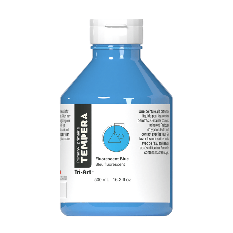 Primary Liquid Tempera - Fluorescent Blue-1