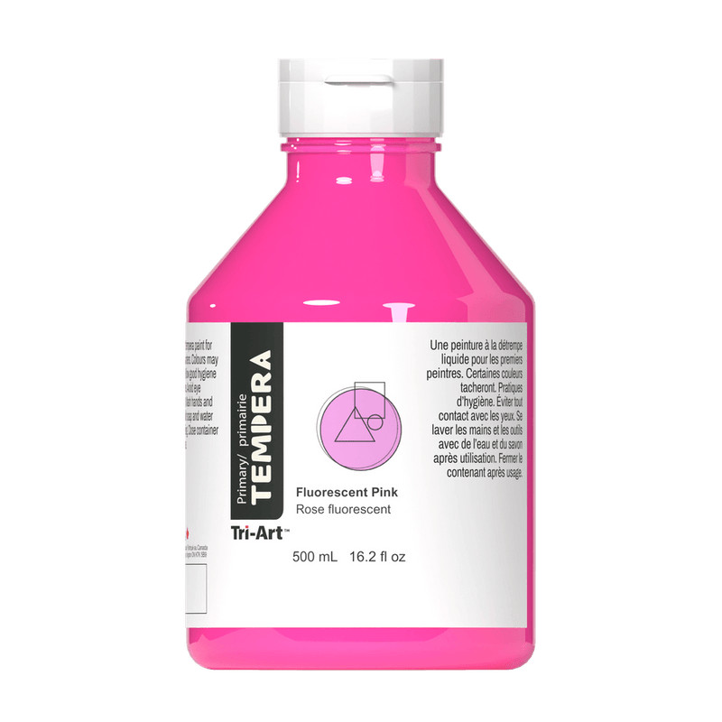Primary Liquid Tempera - Fluorescent Pink-1